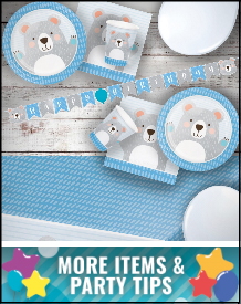 Blue Bear Party Supplies, Decorations, Balloons and Ideas